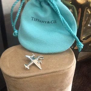 Tiffany and Co. sterling silver airplane charm!